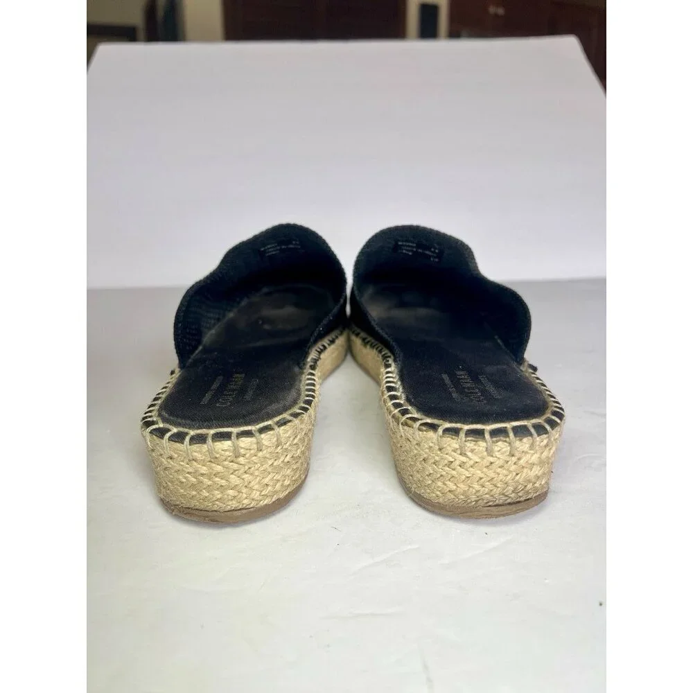 Cole‎ Haan Women's Cloudfeel Stitchlite Mule Sandal Black Knit W24512 Size 8